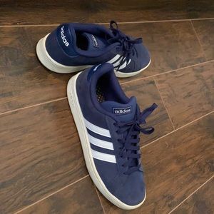 Blue Adidas Campus Shoes